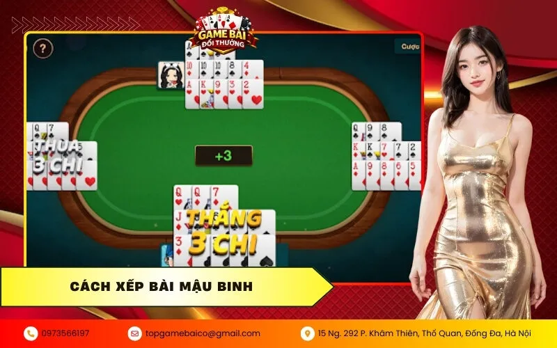 Cách xếp bài Mậu Binh