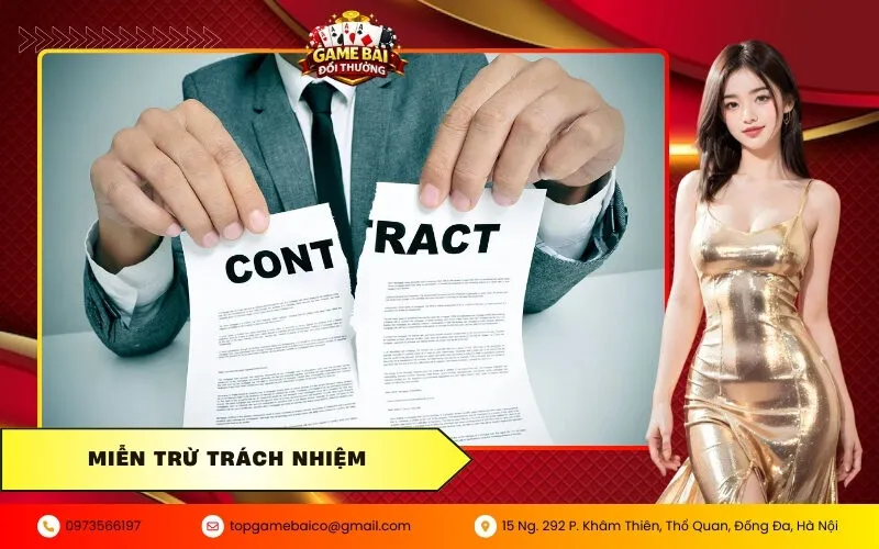 Miễn Trừ Trách Nhiệm 1 Miễn Trừ Trách Nhiệm